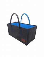 DESEN Premium Filztasche – als Hochwertige Einkaufstasche, Stoff-Shopper-Bag, Henkeltasche, Einkaufskorb, zur Aufbewahrung von Kaminholztasche